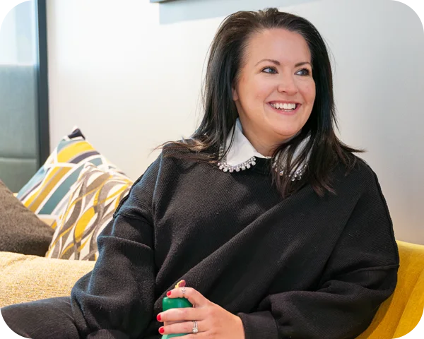 Comporium team member  in the office.